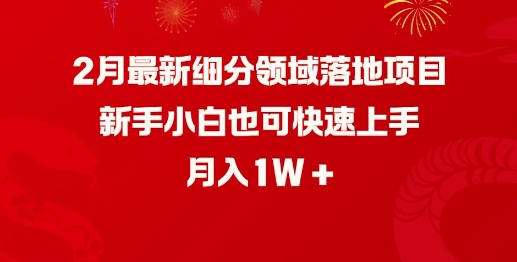 2月最新细分领域落地项目，新手小白也可快速上手，月入1W-融信e客