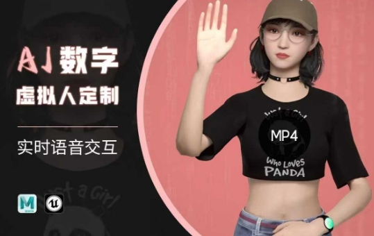 Ai数字人虚拟(智能体)实时语音交互特训营，​自行定制超写实角色AI数字人交互技术-融信e客